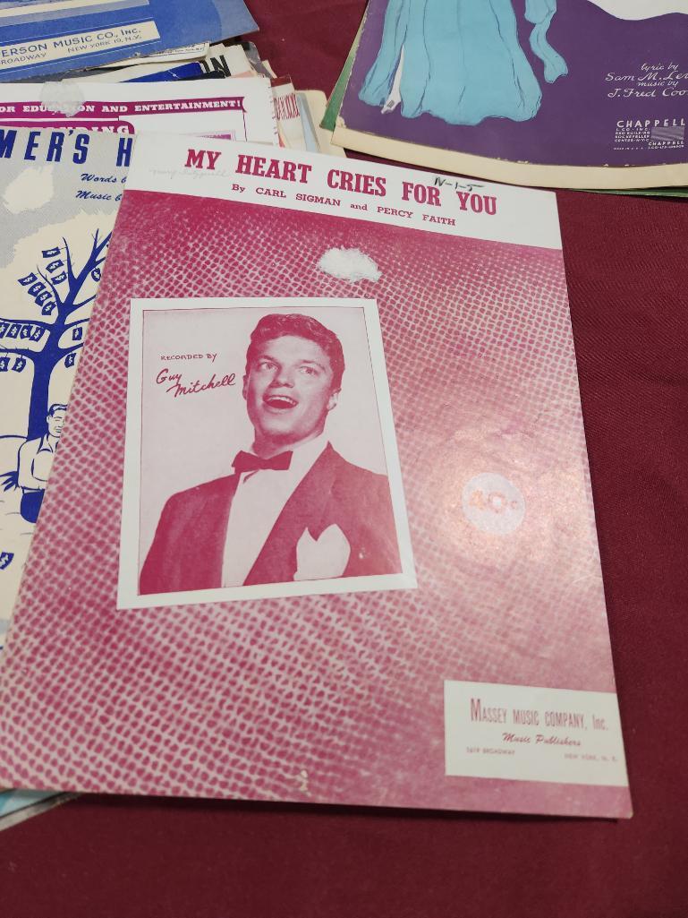 Group of Vintage Song Books / Sheet Music