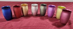 Vintage Mirro Anodized Aluminum Multi Colored Cups