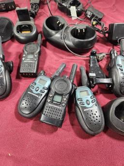 Large Group of Walkie Talkies