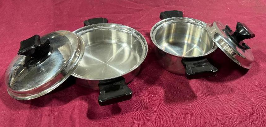 Lot of 2 Health Craft Cookware w/ Lid