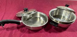 Lot of 2 Vintage Rena Ware Cookware w/ Lid