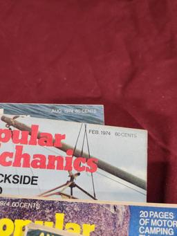 Lot of 4 Popular Mechanics Magazines