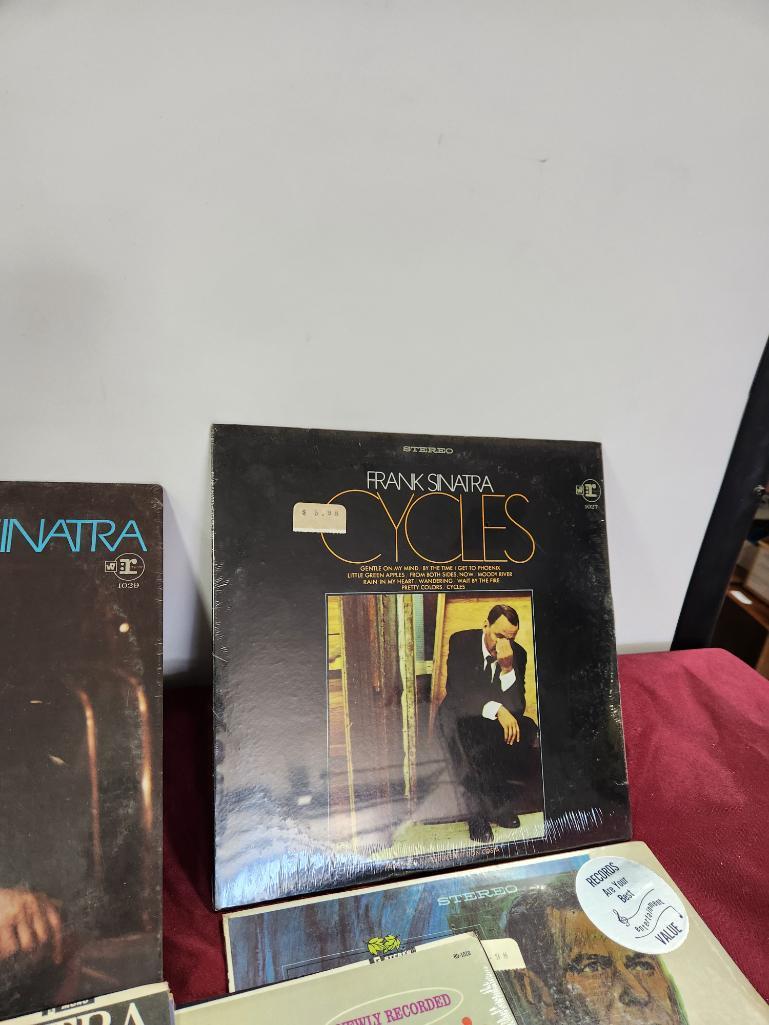 Group of Vinyl Records - Frank Sinatra & More