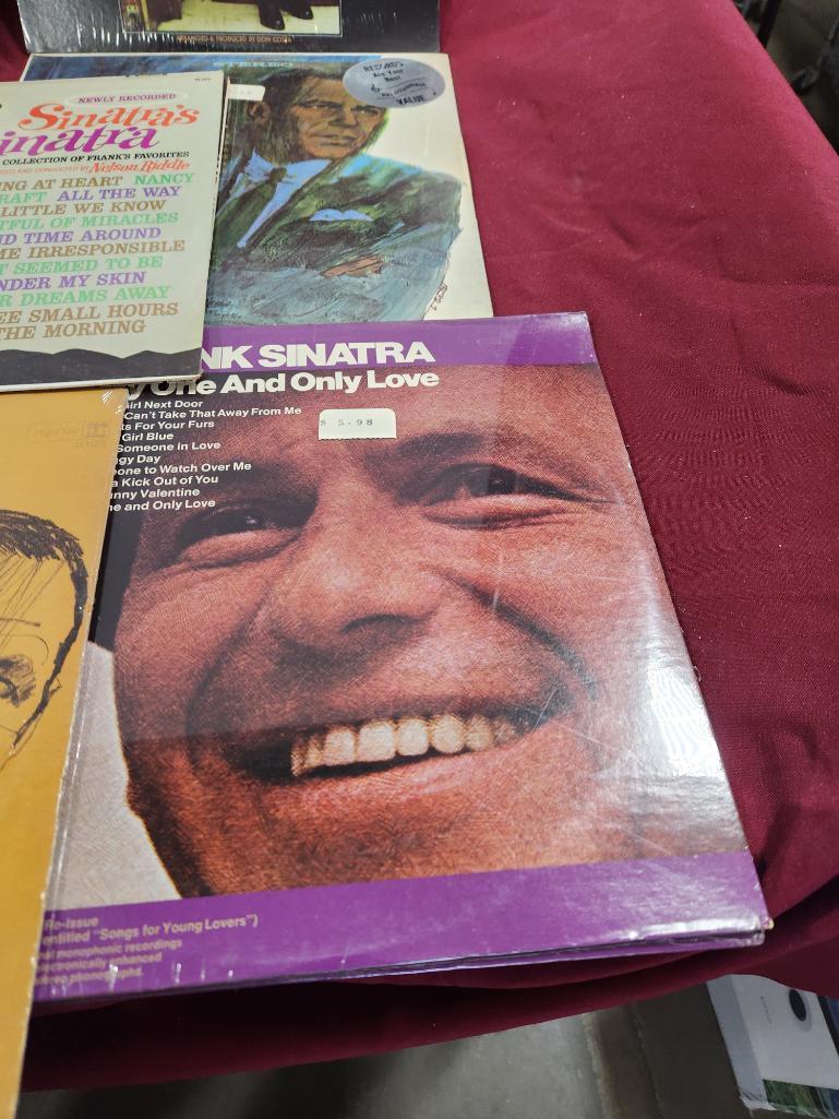 Group of Vinyl Records - Frank Sinatra & More