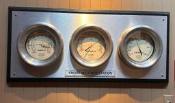 Heavy-Duty, High-Quality Shore Weather Barometer, Thermometer & Hygometer