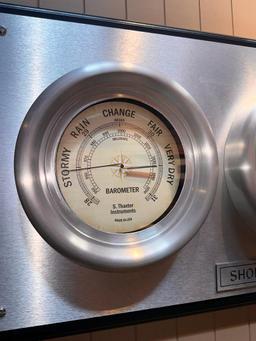 Heavy-Duty, High-Quality Shore Weather Barometer, Thermometer & Hygometer