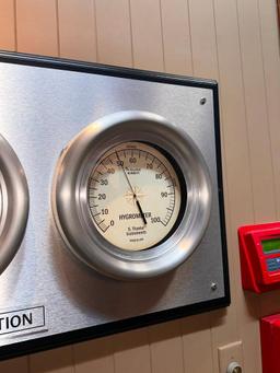 Heavy-Duty, High-Quality Shore Weather Barometer, Thermometer & Hygometer