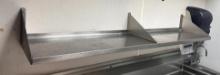 Commercial Stainless Steel Wall-Mount Shelving Unit 70in x 15in