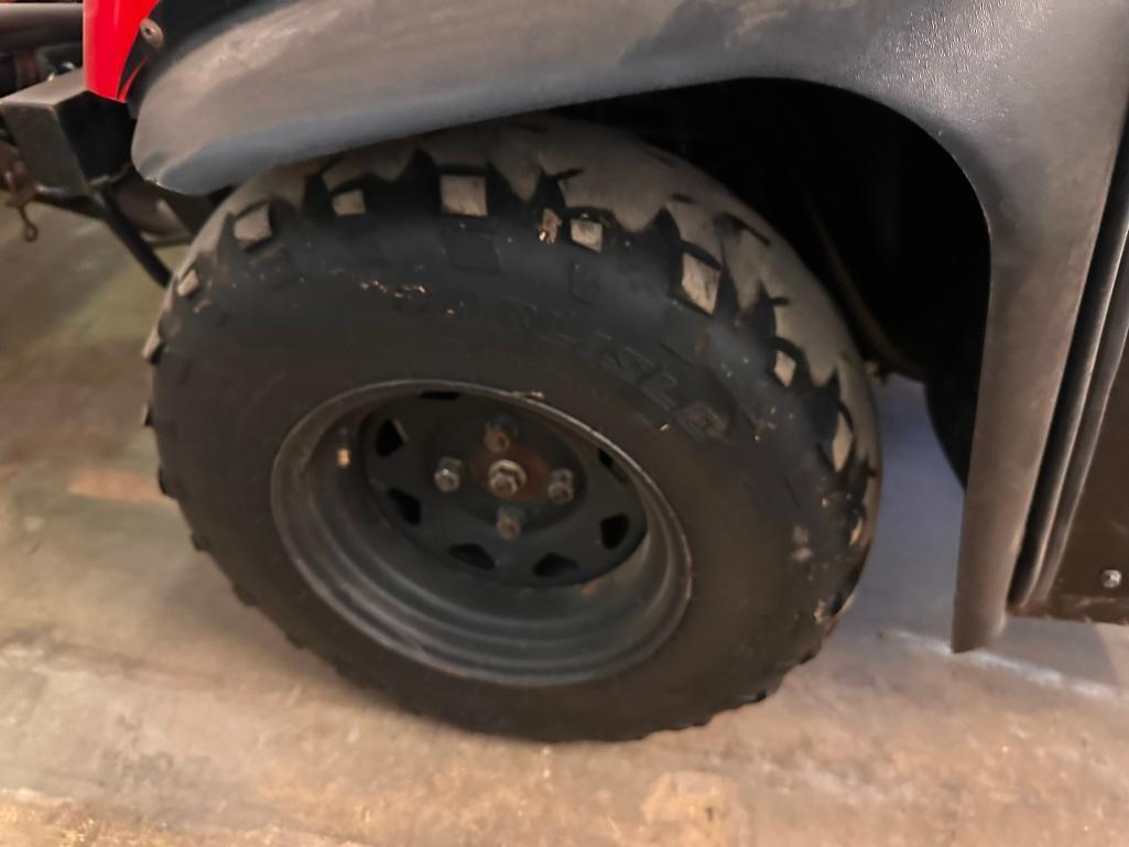 2013 Gravely Treker Side by Side w/ Manual Dump Bed, Snow Blade, 855hrs, Needs Axles, Low Power