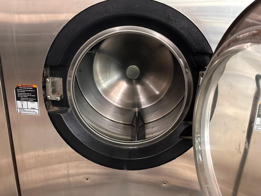 Huebsch Commercial 50lb Front Load Washer, ESD CyberWash Strip, Model: SC50MD2OU40420, 3ph, 208v