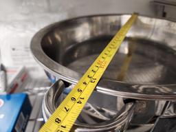 4 Qty. Full-Size Round Chafers, Chafing Pan Sets w/ Cover, Insert, Base Pan and Stand