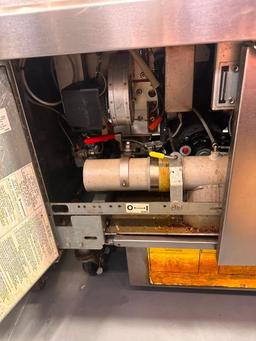 Frymaster Dual 50lb Gas Fryer Unit, FPPH255, 2 Vats, Mobile Base, Natural Gas