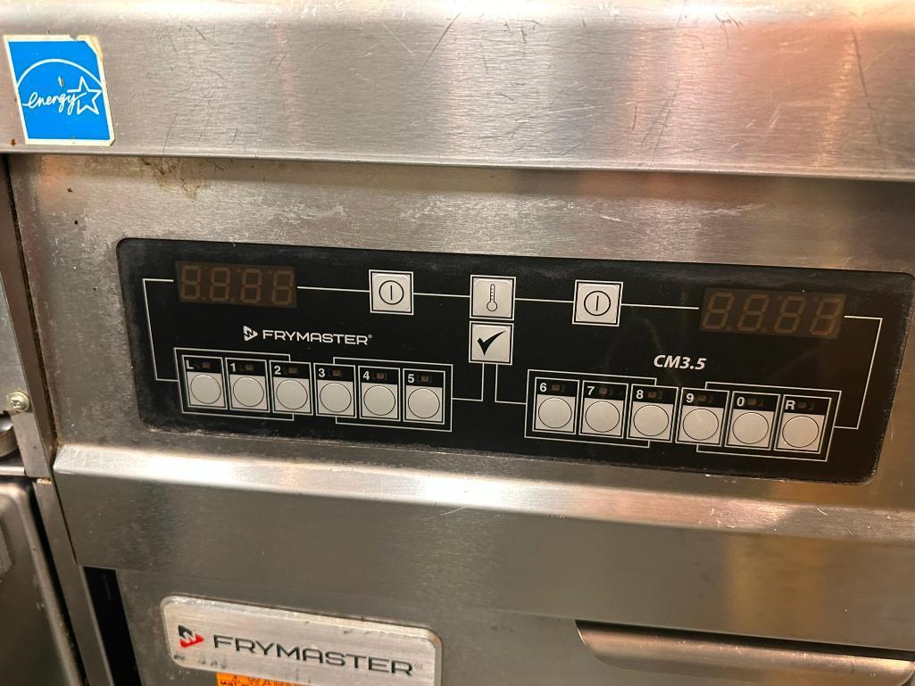 Frymaster Dual 50lb Gas Fryer Unit, FPPH255, 2 Vats, Mobile Base, Natural Gas