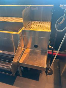 GlasTender Backbar Set Up, Drainboard, Ice Bin and Blender Station, See Images for Model Numbers