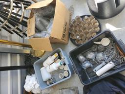 Misc. Grouping of Food Service Supplies, Shakers, Pourers, Wire Pads, Candle Holders and More