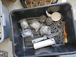 Misc. Grouping of Food Service Supplies, Shakers, Pourers, Wire Pads, Candle Holders and More