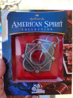 (12) American Spirit Collection State Quarter Ornaments - 2 Missing Quarters