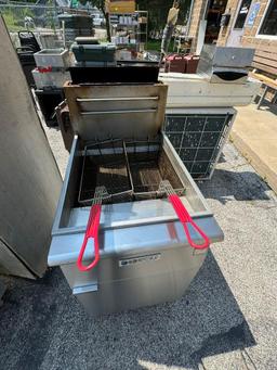 Kintera KF5-N Natural Gas Floor Fryer