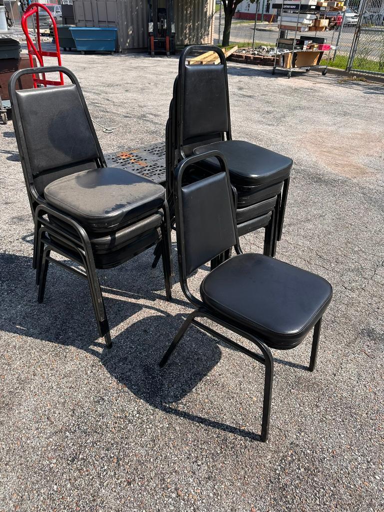 8 Stack Chairs
