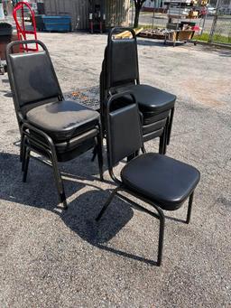 8 Stack Chairs