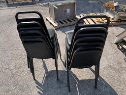 8 Stack Chairs