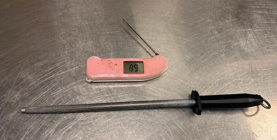 Digital Temperature Probe Thermometer and Knife Sharpener