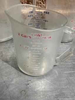 3 Liquid Measuring Pitchers, 1 Qt, 4 Qt, 1 Pint