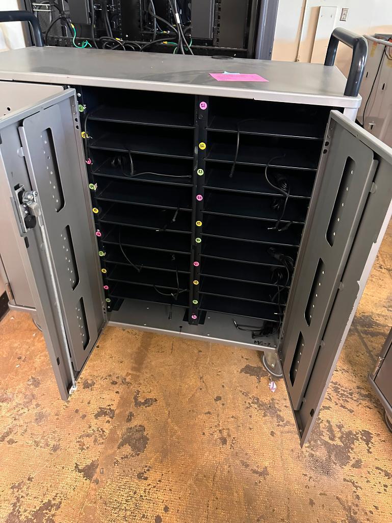 HP Model A307-15 Mobile Laptop / Tablet Charging Cart