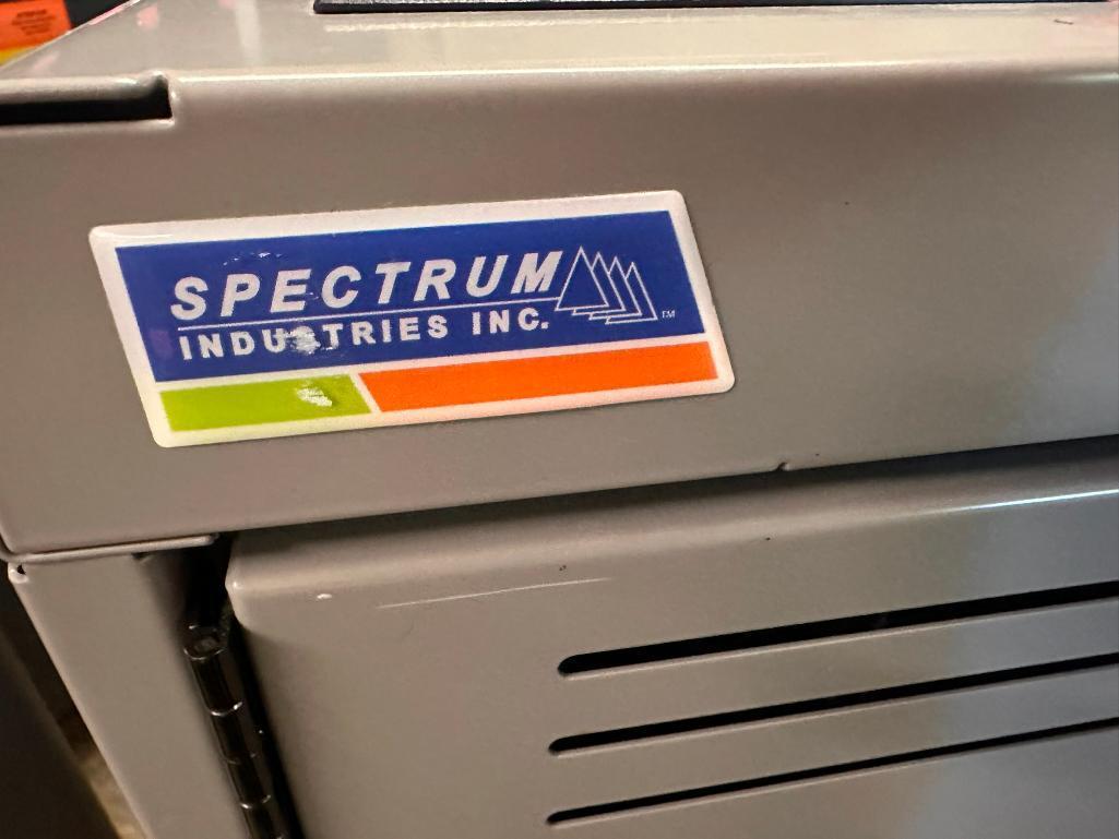 Spectrum Connect30 Computer/Laptop Charging Cart, HD Casters, Power Strip Outlets, Worktop