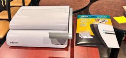 Fellows Pulsar+ 300 Model CRC 50068 Comb Binding Machine, 300 Sheet Capacity