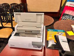 Fellows Pulsar+ 300 Model CRC 50068 Comb Binding Machine, 300 Sheet Capacity