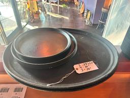 Server and Cocktail Trays, 8 Total, (2) 14in, (4) 16in, (3) 28in x 22in