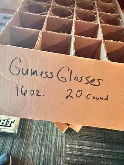 20 Qty. - 16oz Guinness Beer Glasses