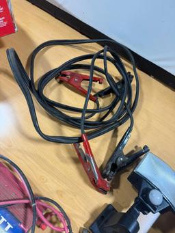MAC Tools Light, Power Inverter, Jumper Cables, Light