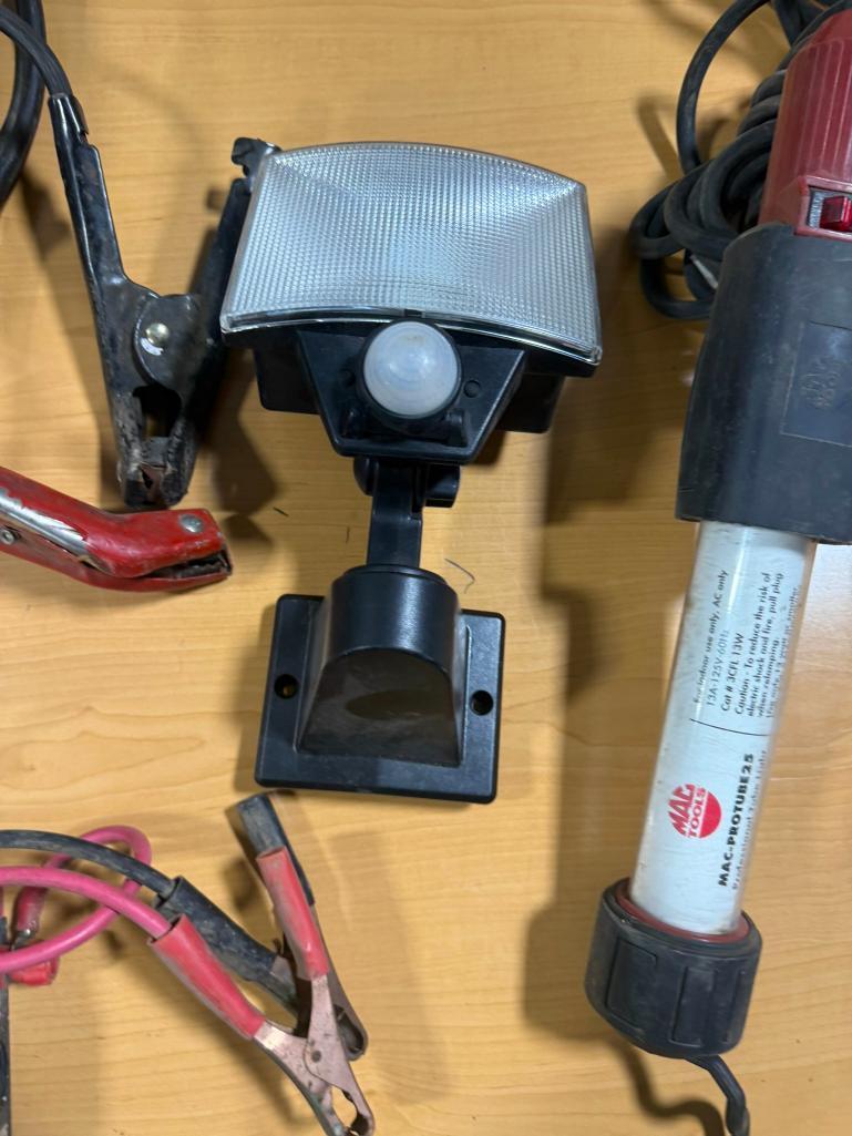 MAC Tools Light, Power Inverter, Jumper Cables, Light