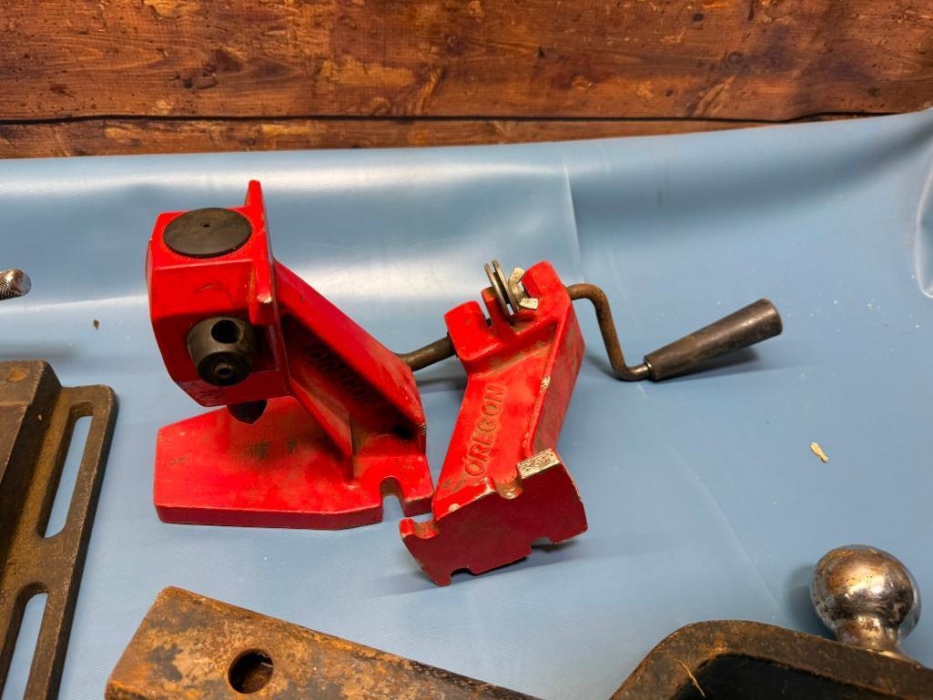Drill Press Vise, Pro-Hitch, Oregon Chainsaw Tool Holder/Vise