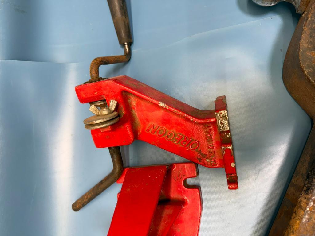 Drill Press Vise, Pro-Hitch, Oregon Chainsaw Tool Holder/Vise