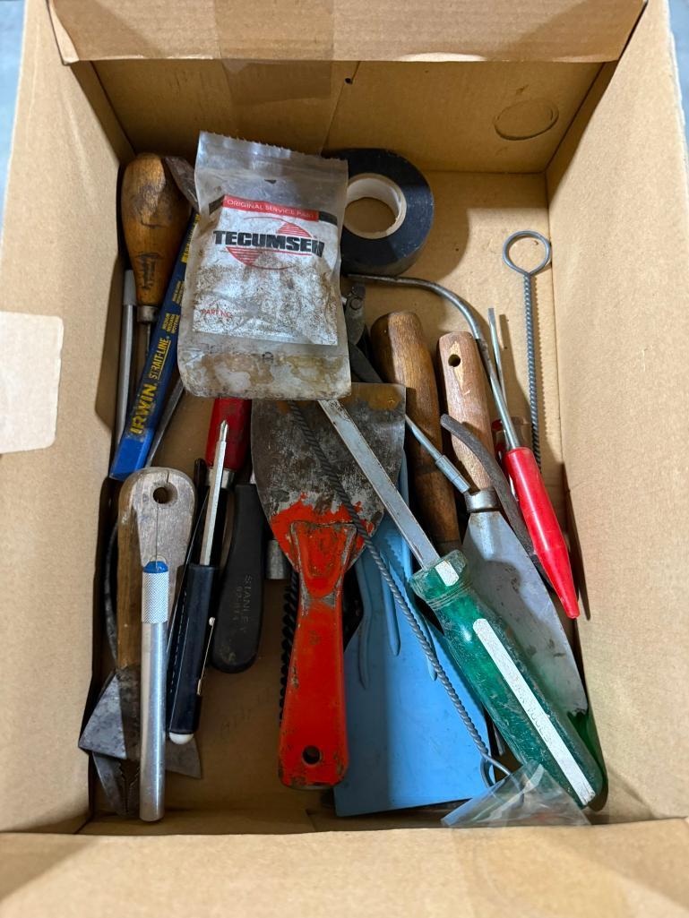 Tools and Hardware, Grease Gun, Pliers, Hand Clamps, Electrical Tester, Panel Carrier, Other Tools