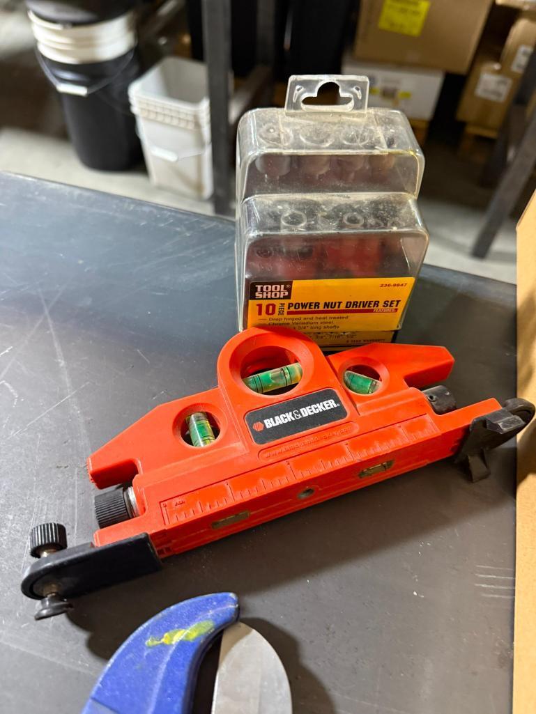 Tools and Hardware, Grease Gun, Pliers, Hand Clamps, Electrical Tester, Panel Carrier, Other Tools