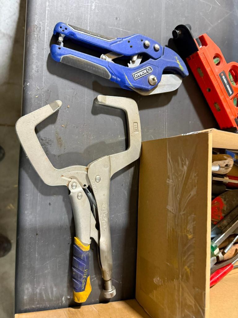 Tools and Hardware, Grease Gun, Pliers, Hand Clamps, Electrical Tester, Panel Carrier, Other Tools