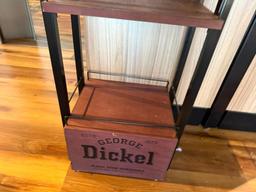George Dickel Merchandising Retail Shelving Unit, 60in x 18in x 12in