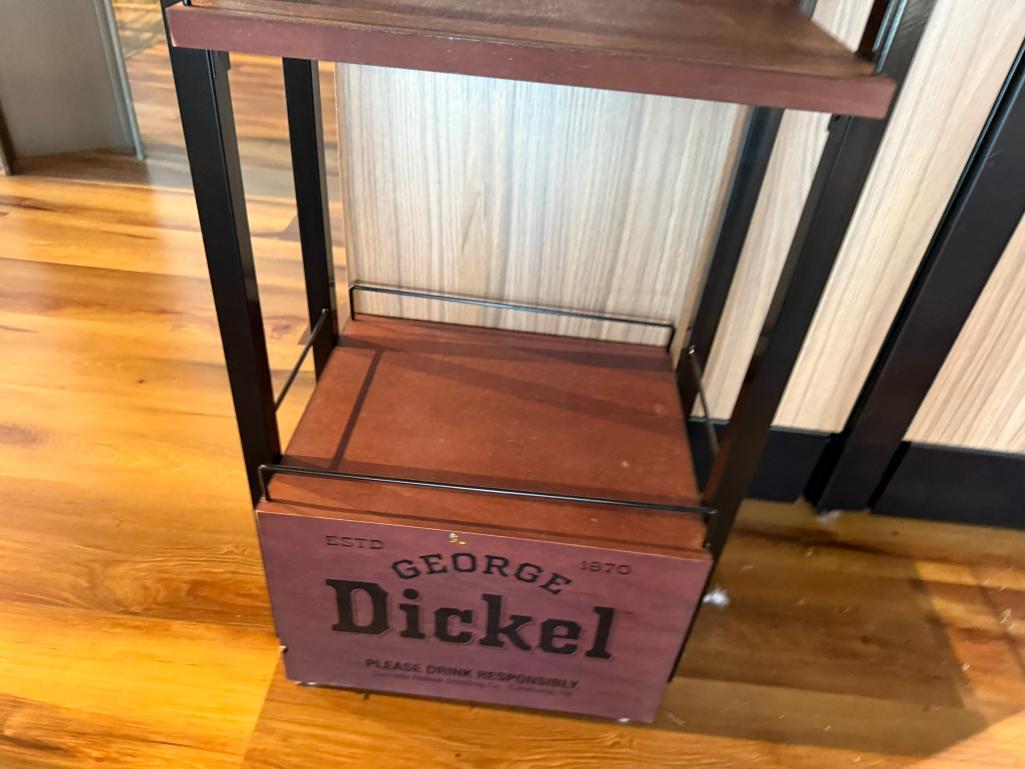 George Dickel Merchandising Retail Shelving Unit, 60in x 18in x 12in