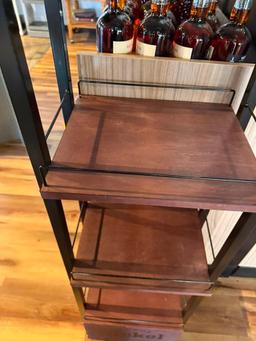 George Dickel Merchandising Retail Shelving Unit, 60in x 18in x 12in
