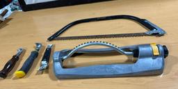 Saw, Sprinkler and Carpet Knives