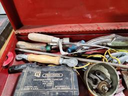 Toolbox w/ Misc. Tools and Hardware