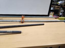 Four Pipe Clamps