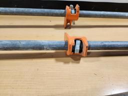 Four Pipe Clamps