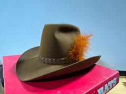 Stetson Cowboy Hat, 4X w/ Hat w/ Box
