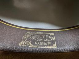 Stetson Cowboy Hat, 4X w/ Hat w/ Box