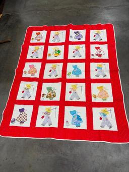 Pair of Quilts, 82in x 85in and 70in x 58in